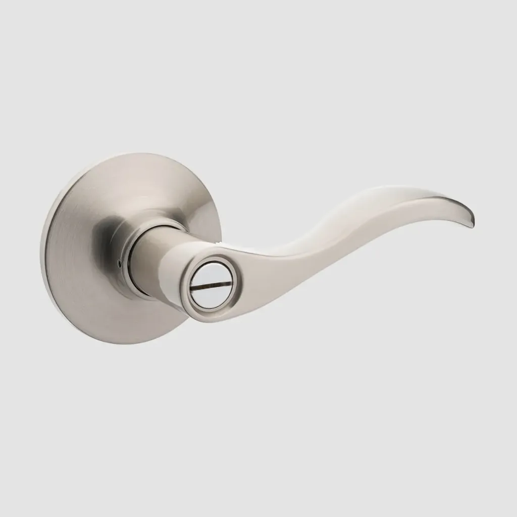 Taymor Orlean Lever (Satin Nickel C-15, Privacy)
