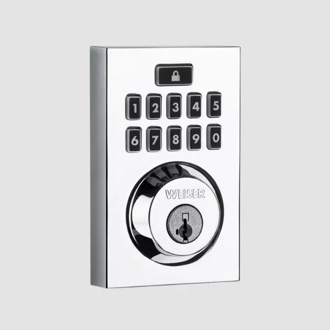 Weiser Smart Code 10 Contemporary  (Pol Chrome C-26)