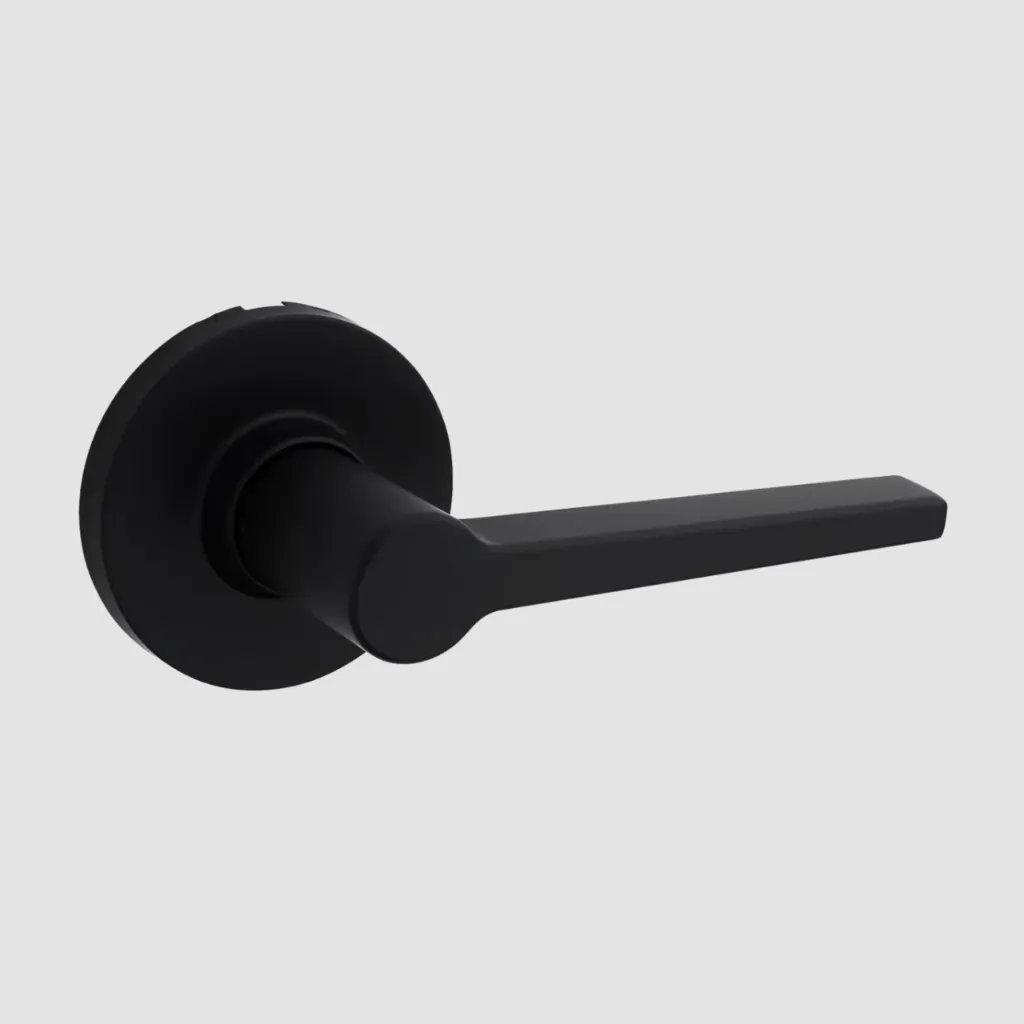 Weiser Daylon Round Lever (Matte Black C-19, Dummy)