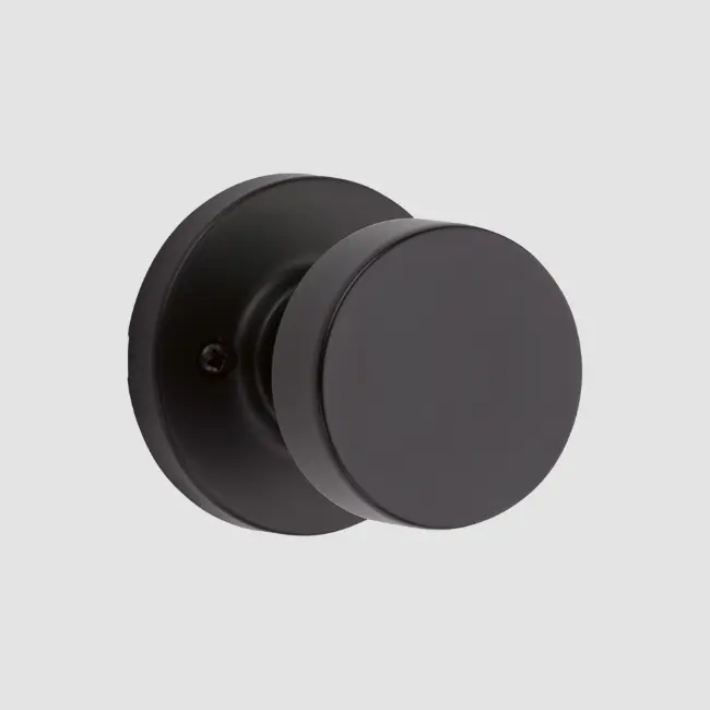 Weiser Cambie Round Knob (Matte Black C-19, Dummy)