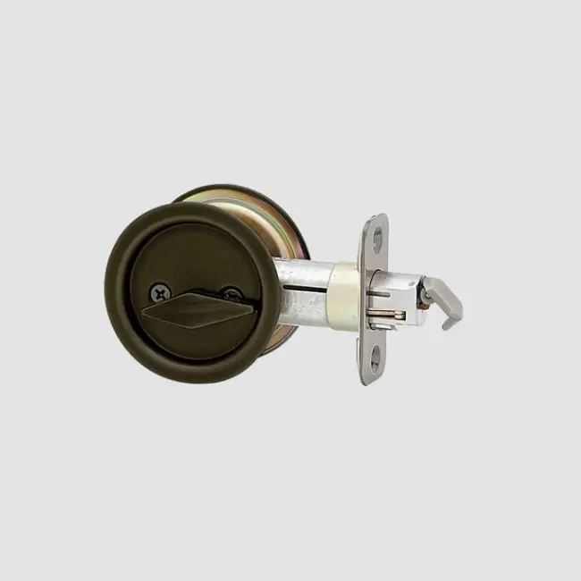 Weiser Round Pocket Door Lock