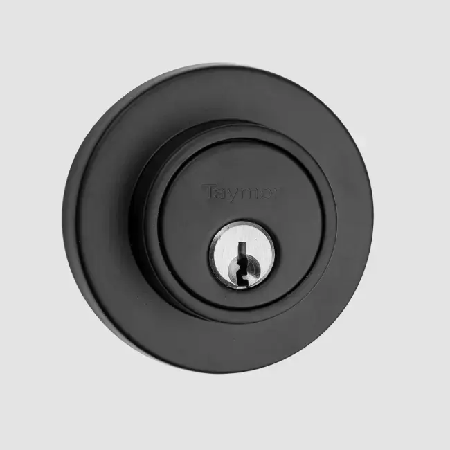 Taymor Deadbolt Round (Matte Black C-19)