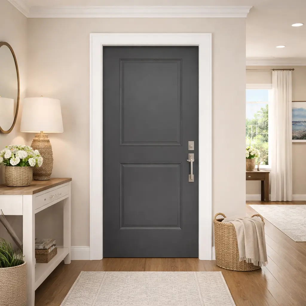2 Panel SQ Interior Door (18x80, HC Smooth)