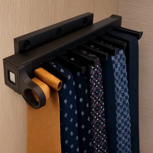 [G1305B-1] SIPOO Pull-Out Belt & Tie Rack