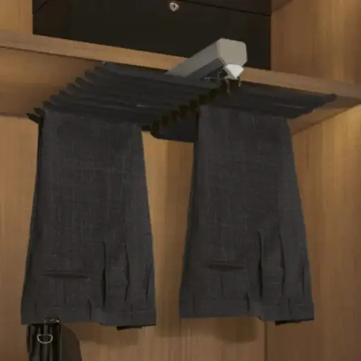 [G1401-1] CAPE Pull-Out Double Trouser Hanger