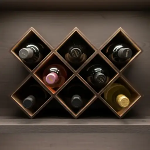 [G19201A-1] BAKU Wine Bottle Stand